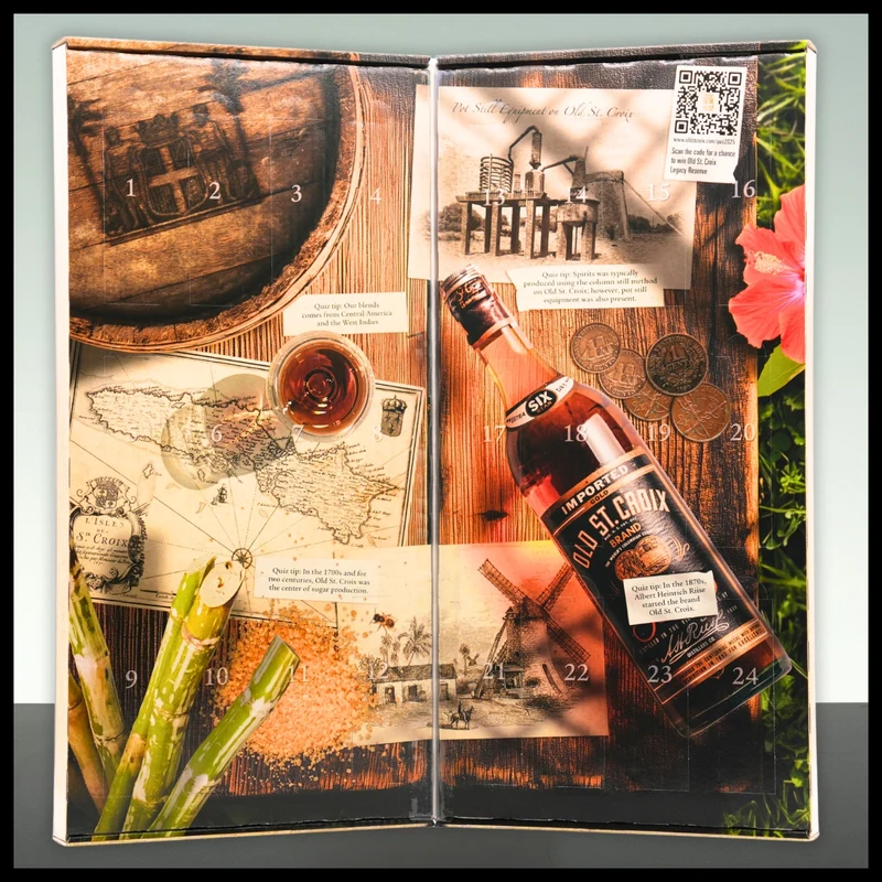 Old St. Croix Rum Adventskalender PURPLE EDITION 24x 0,02L