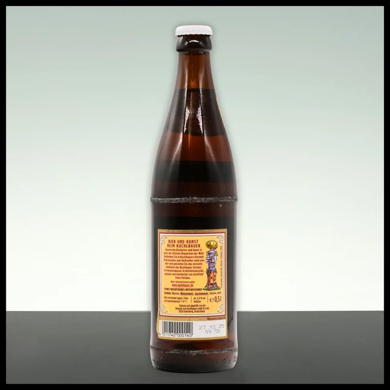 Kuchlbauer Weisse Hefeweißbier 0,5L - 5,2% Vol.