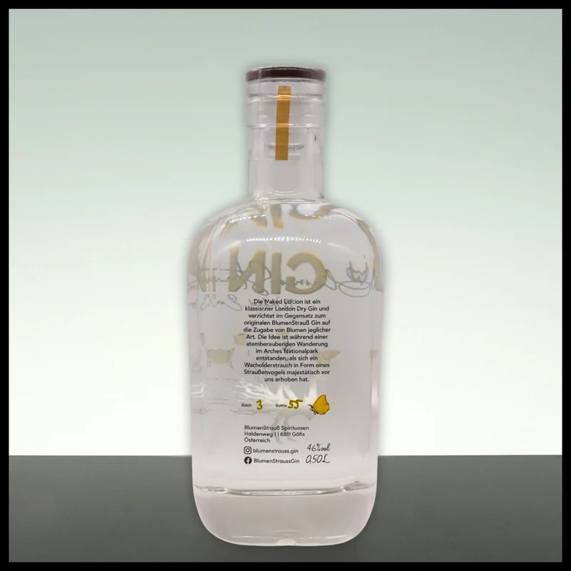 Blumenstrauß Gin Naked Edition 0,5L - 46% Vol.