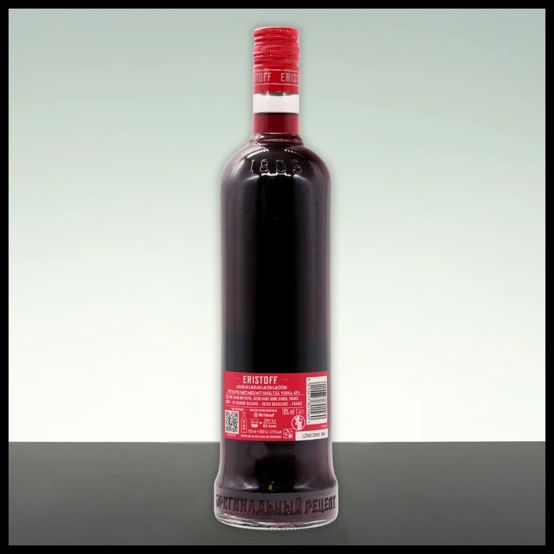 Eristoff Red Sloeberry Flavoured Vodka 1L - 18% Vol.