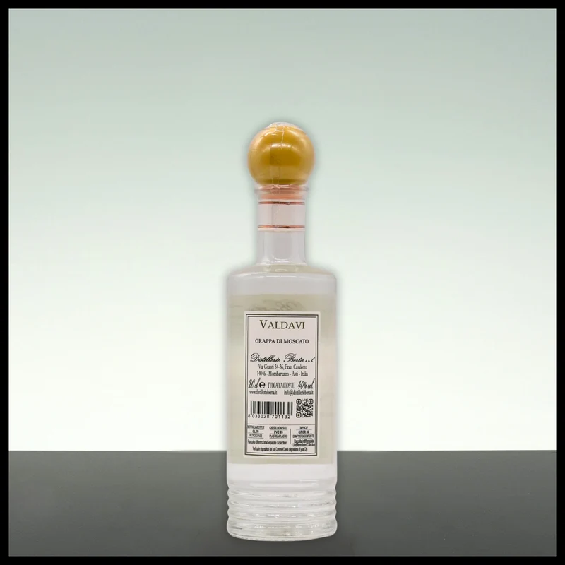 Berta Valdavi Grappa di Moscato 0,2L - 40% Vol.
