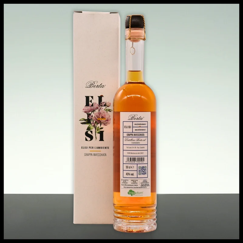 Berta Grappa Elisi 0,5L - 43% Vol.