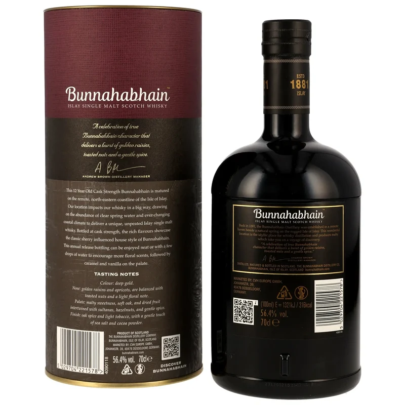 Bunnahabhain Cask Strength 12 Jahre 2025 Edition