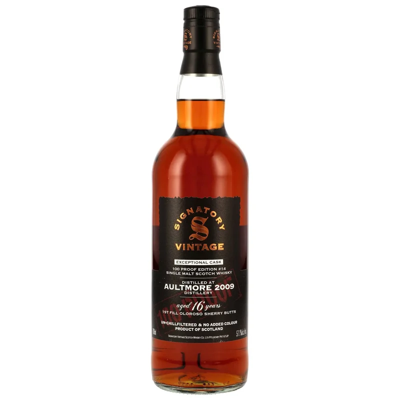 Aultmore 100 Proof Exceptional Cask Edition #14 16 Jahre 2009/2025