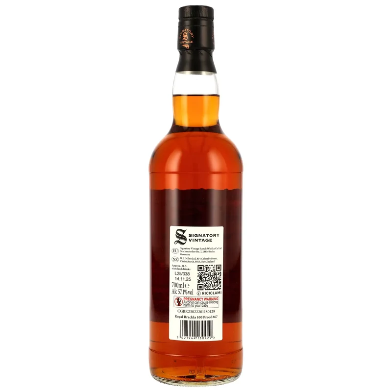 Royal Brackla 100 Proof Edition #67 11 Jahre 2014/2025