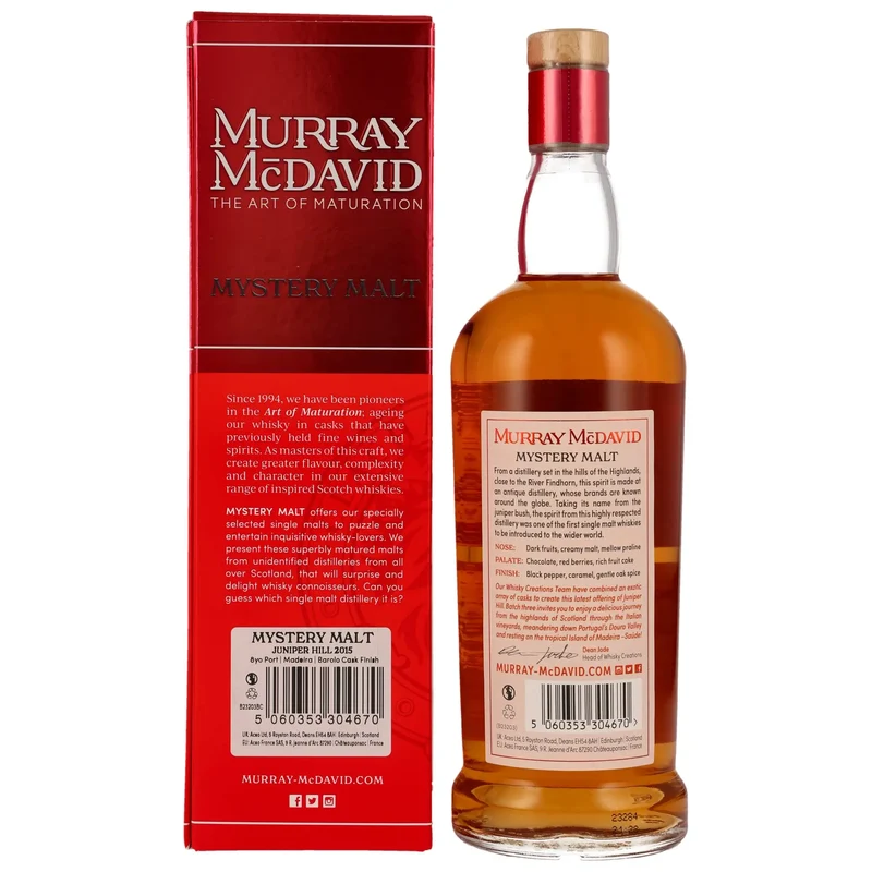 Juniper Hill Mystery Malt 8 Jahre 2015/2023