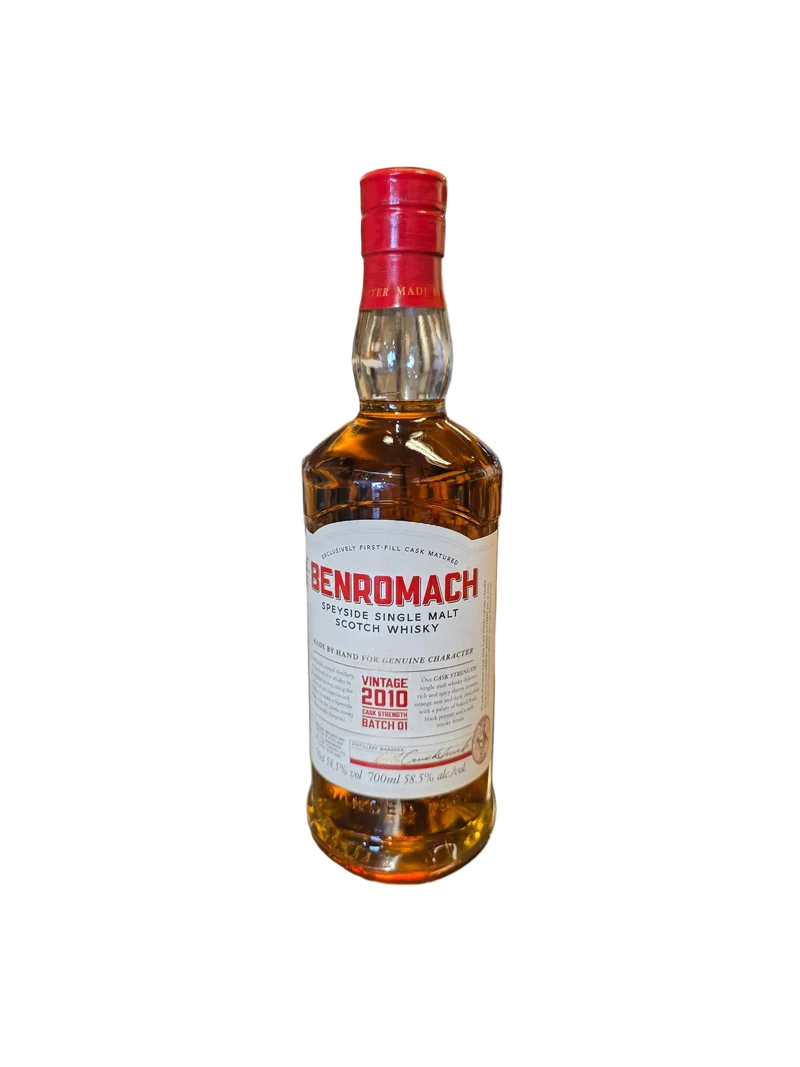 Benromach Vintage 2010 cask strength