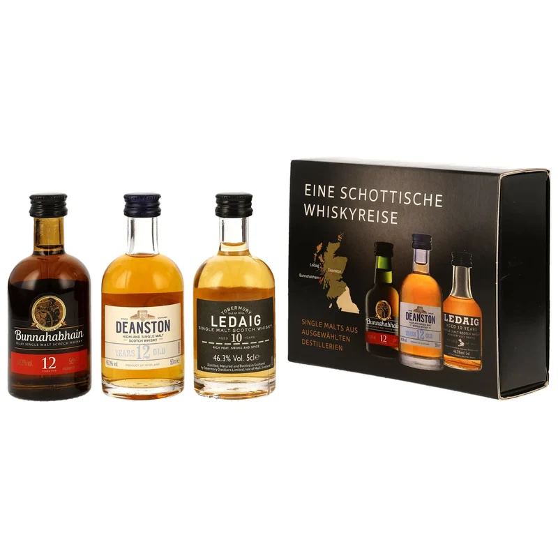 Eine schottische Whiskyreise Miniatursortiment