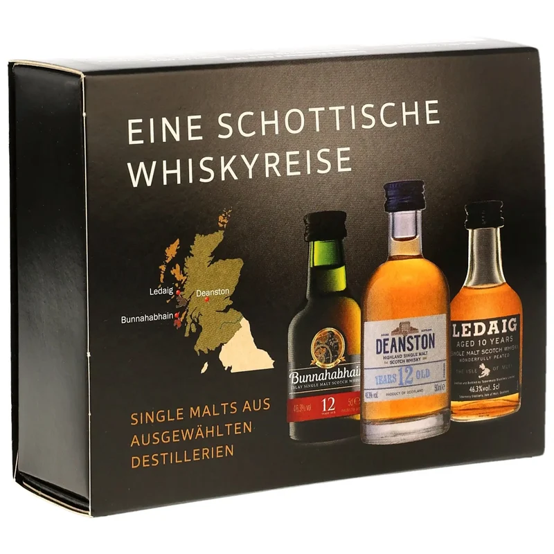 Eine schottische Whiskyreise Miniatursortiment