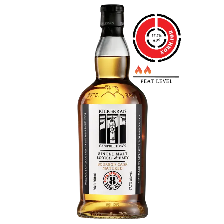 Kilkerran Cask Strength Bourbon Cask 8 Jahre 2026