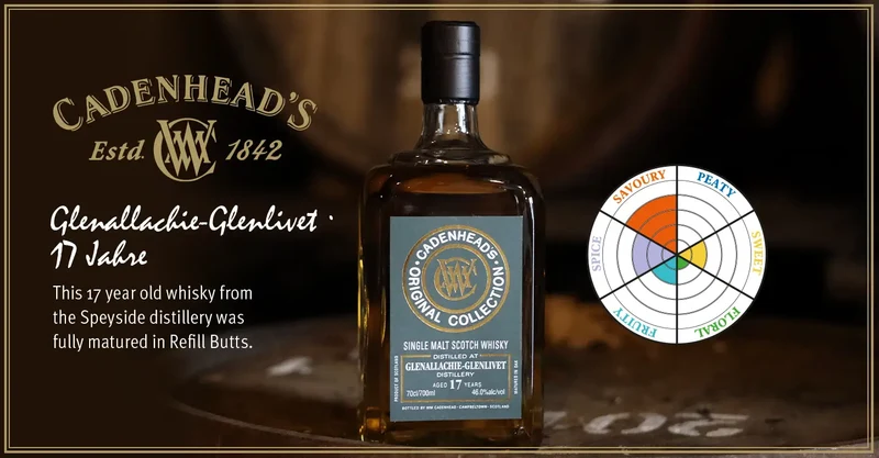 GlenAllachie-Glenlivet Cadenhead's Original Collection 17 Jahre
