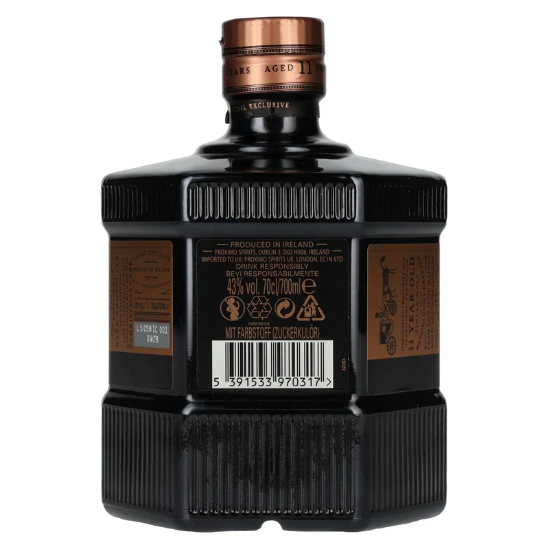 The Sexton 11 Years Old Single Malt Irish Whiskey 43% Vol. 0,7l