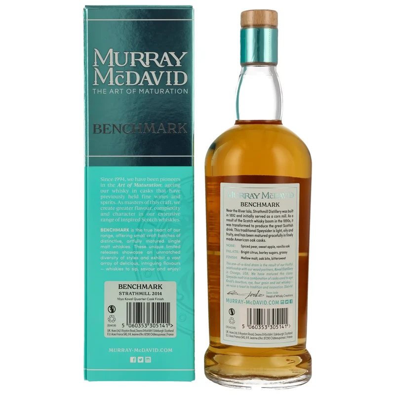 Strathmill 10 Jahre 2014/2024 Koval Quarter Cask Murray McDavid Benchmark