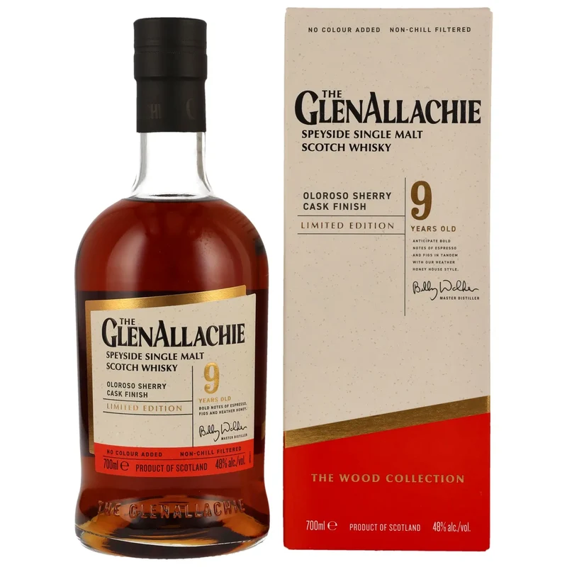 GlenAllachie Oloroso Sherry Cask Finish 9 Jahre