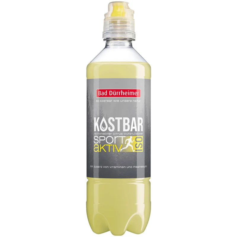 Bad Dürrheimer Kostbar Sport-Aktiv ISO Citrus PET 20x 0,5 Liter (EINWEG)