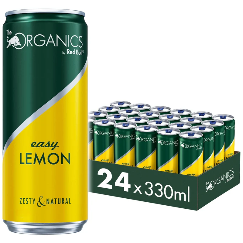 Organics by Red Bull Easy Lemon 24x 0,33 Liter (EINWEG)