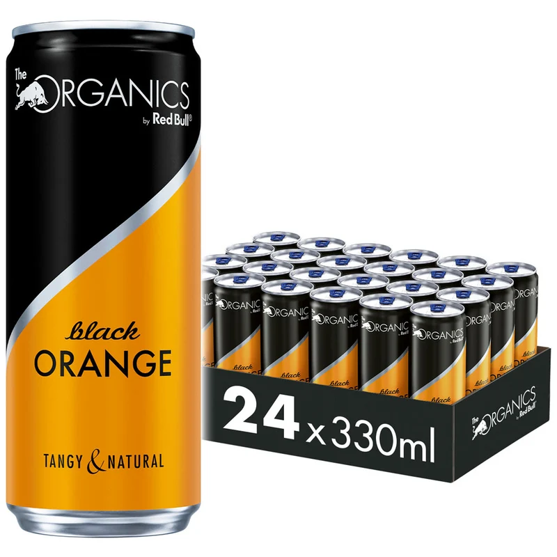 Organics by Red Bull Black Orange 24x 0,33 Liter (EINWEG)