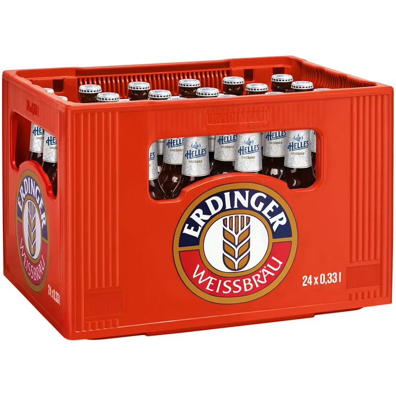 Erdinger Brauhaus Helles 24x 0,33 Liter (MEHRWEG)