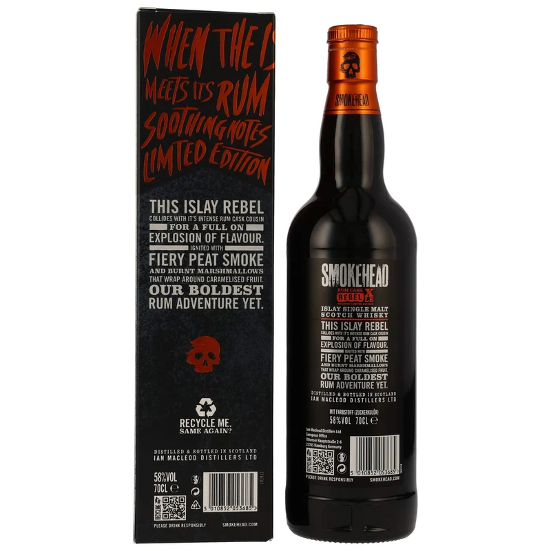 Smokehead Rum Cask Rebel XLE