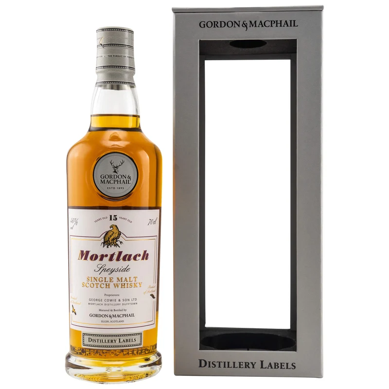 Mortlach 15 Jahre Distillery Labels