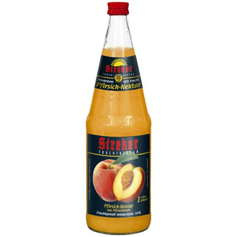 Streker Pfirsich-Nektar 6x 1l