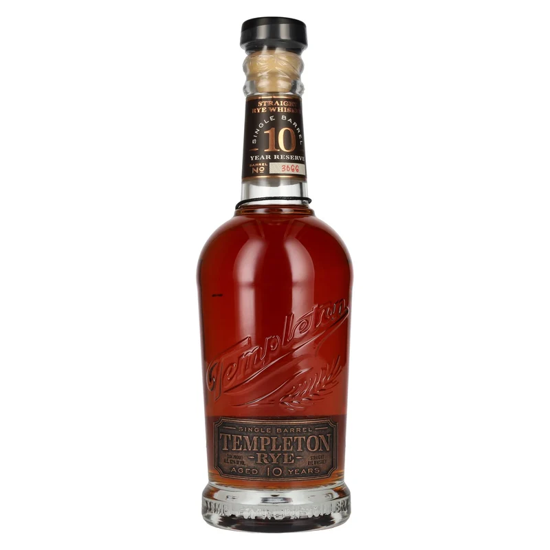 Templeton RYE 10 Years Old SINGLE BARREL Straigth Rye Whiskey 52% Vol. 0,7l