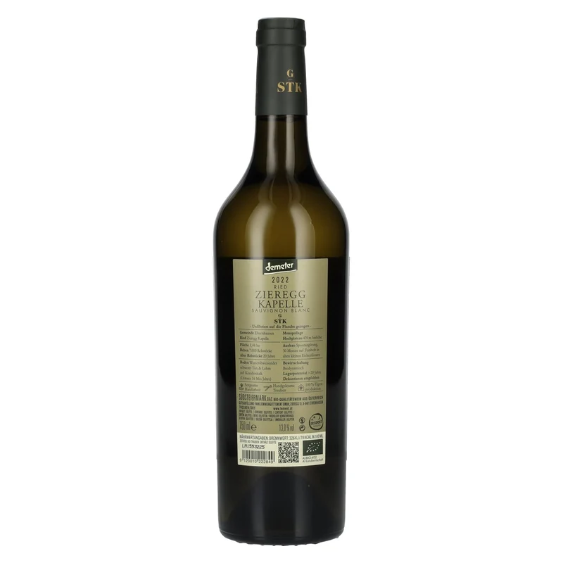 Tement Sauvignon Blanc Ried Zieregg Kapelle Südsteiermark DAC 2022 13% Vol. 0,75l