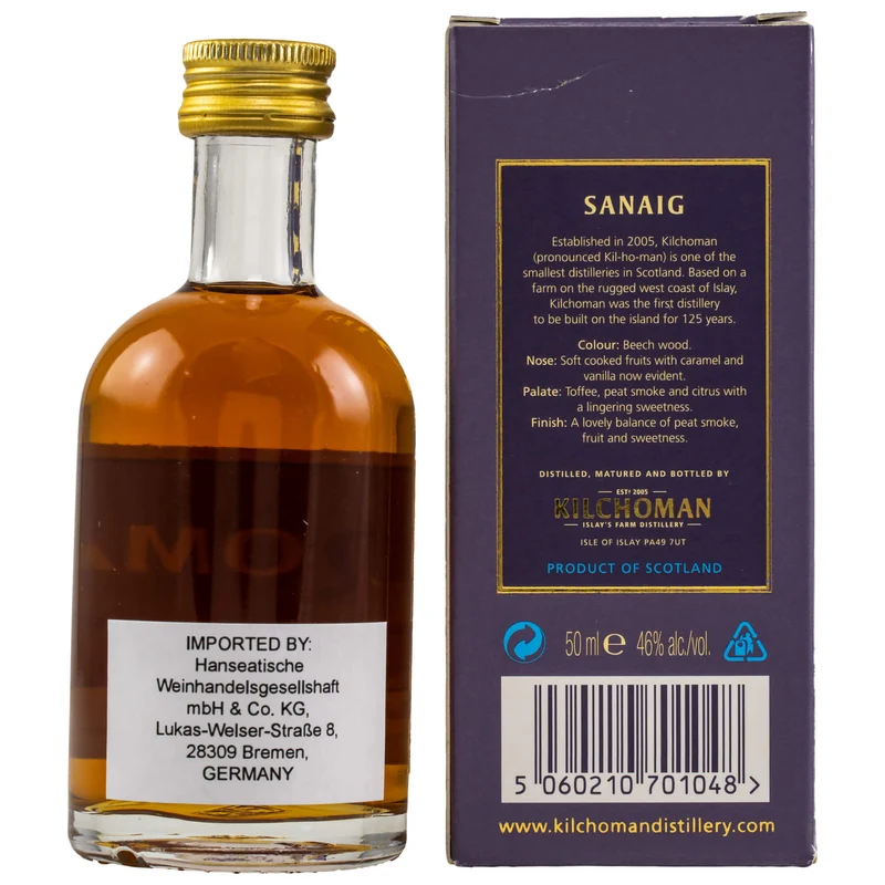 Kilchoman Sanaig Miniatur