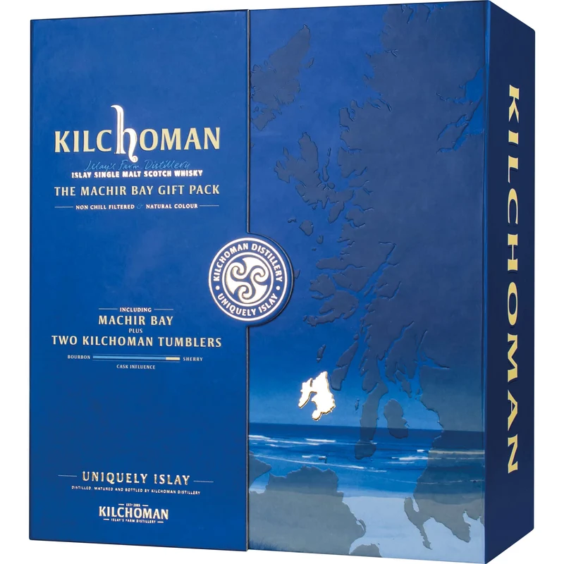 Kilchoman Machir Bay mit zwei Gläsern