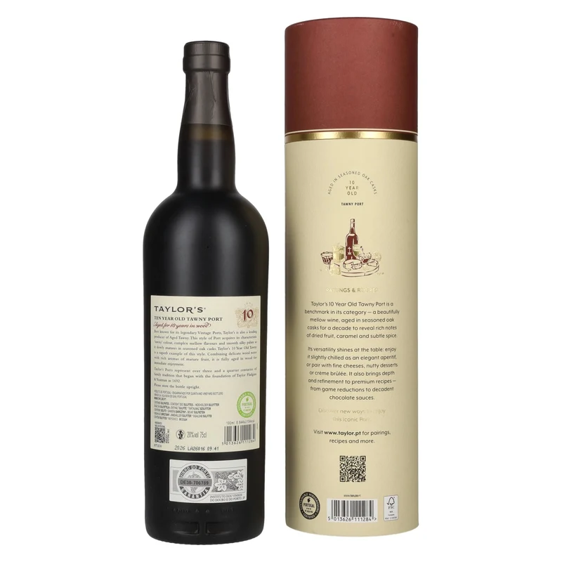 Taylor's 10 Years Old Tawny Port 20% Vol. 0,75l in Geschenkbox