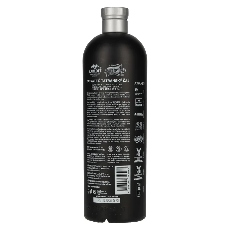 TATRATEA Original Tea Liqueur 52% Vol. 0,7l