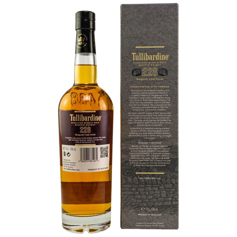 Tullibardine 228 Burgundy Finish