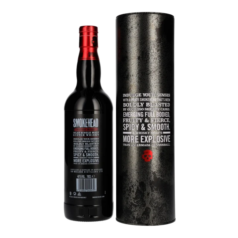 Smokehead SHERRY BOMB Islay Single Malt Scotch Whisky 48% Vol. 0,7l in Tinbox