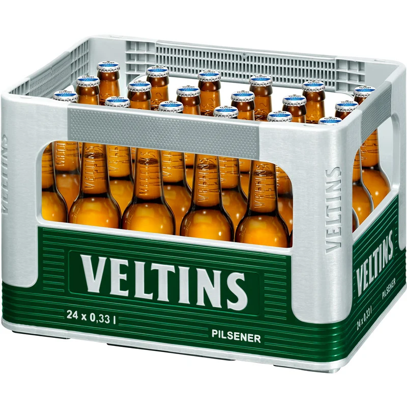 Veltins Pilsener Alkoholfrei 0,0% 24x 0,33 Liter (MEHRWEG)