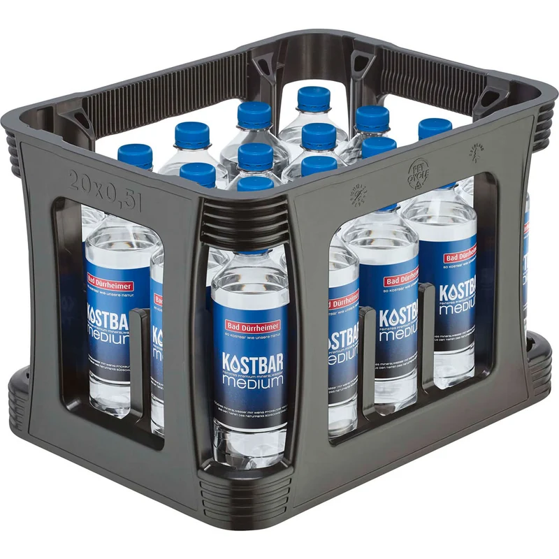 Bad Dürrheimer Kostbar Mineralwasser Medium PET 20x 0,5 Liter (EINWEG)