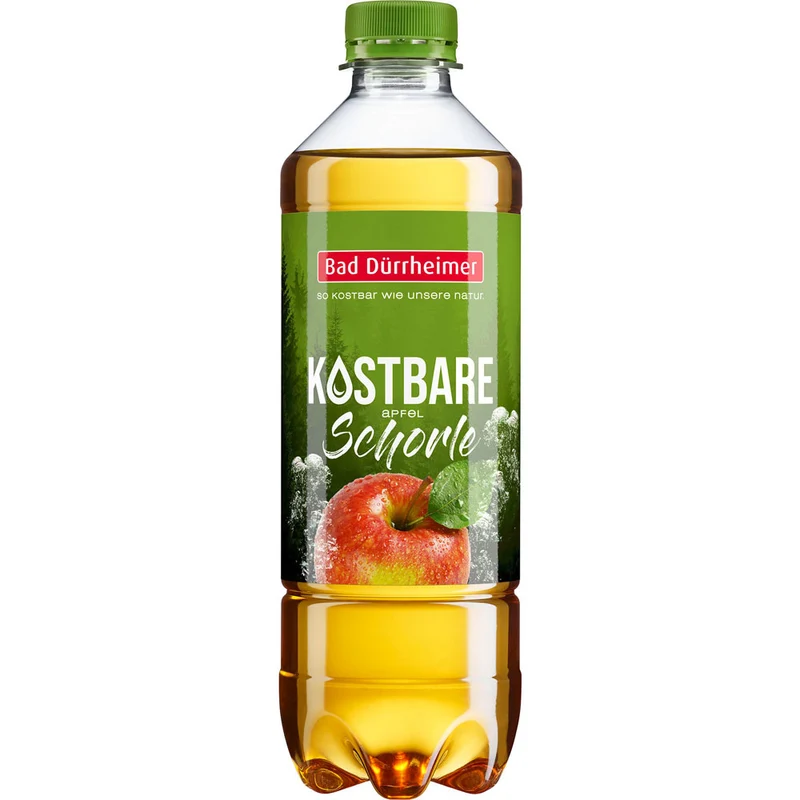 Bad Dürrheimer Kostbare Apfelschorle PET 20x 0,5 Liter (EINWEG)