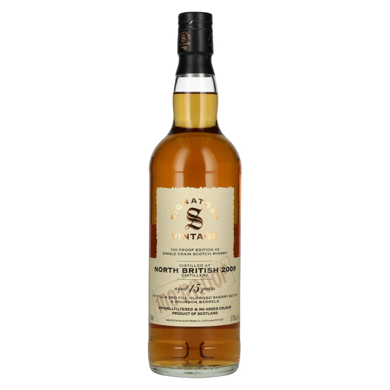 Signatory Vintage 100 Proof Edition NORTH BRITISH 15 Years Old Single Grain #2 2009 57,1% Vol. 0,7l