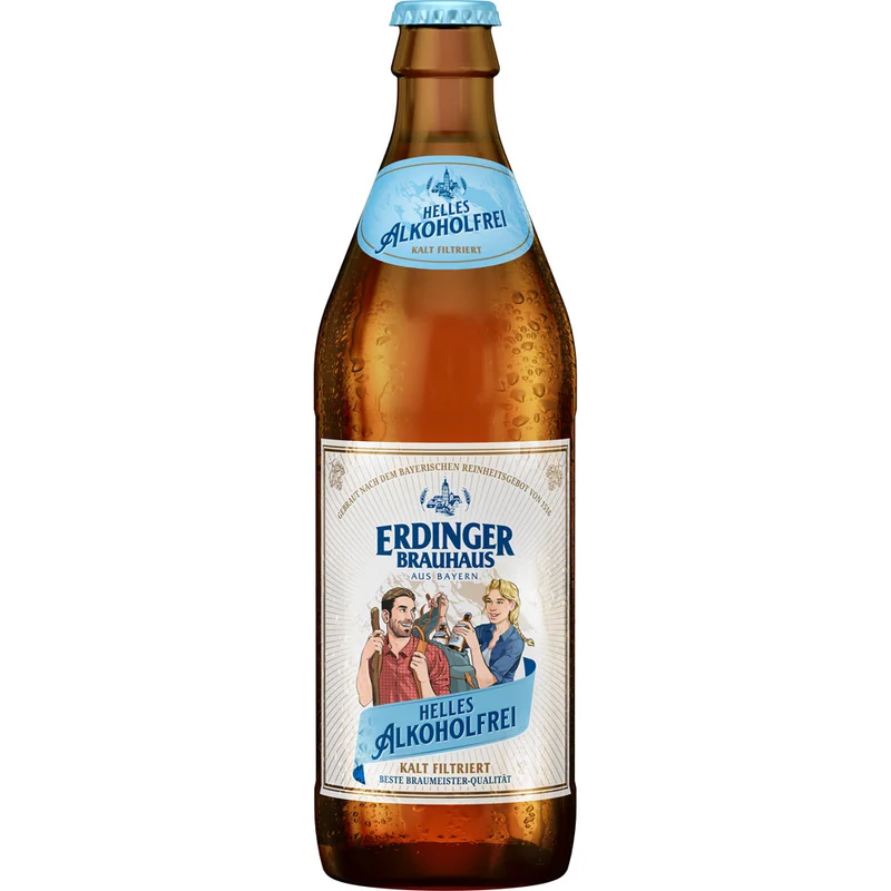 Erdinger Brauhaus Helles Alkoholfrei 20x 0,5 Liter (MEHRWEG)