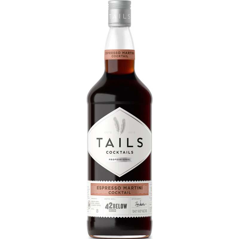 Tails Espresso Martini Cocktail 14,9% 1 Liter