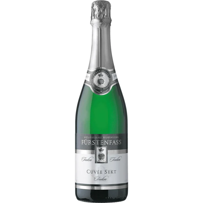 Weinkellerei Hohenlohe Fürstenfass Verrenberger Cuvée Sekt trocken 0,75 Liter
