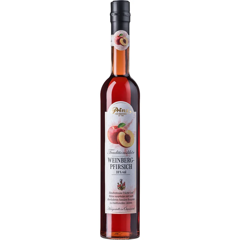 Prinz Weinberg-Pfirsich Likör 18,0% 0,5 Liter