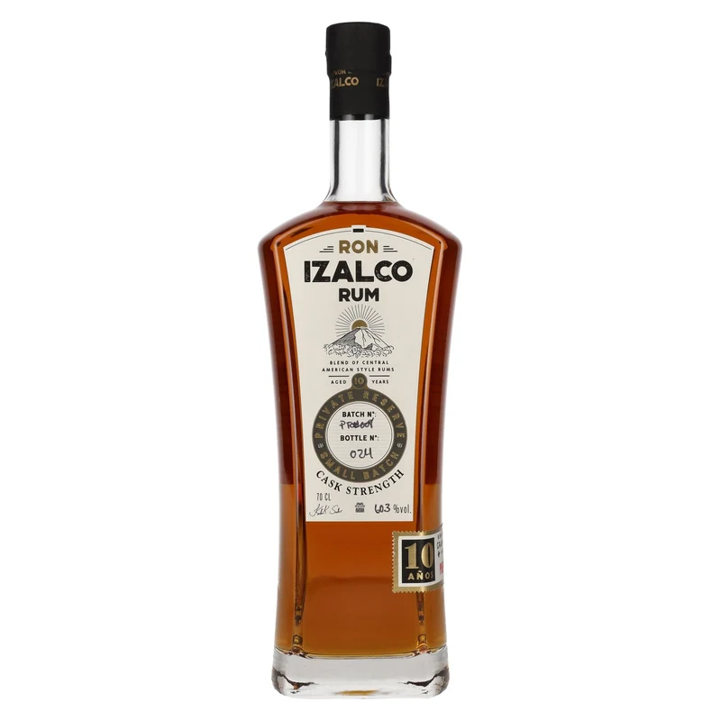 Ron Izalco Gran Reserva 10 Años Rum CASK STRENGTH 60,3% Vol. 0,7l