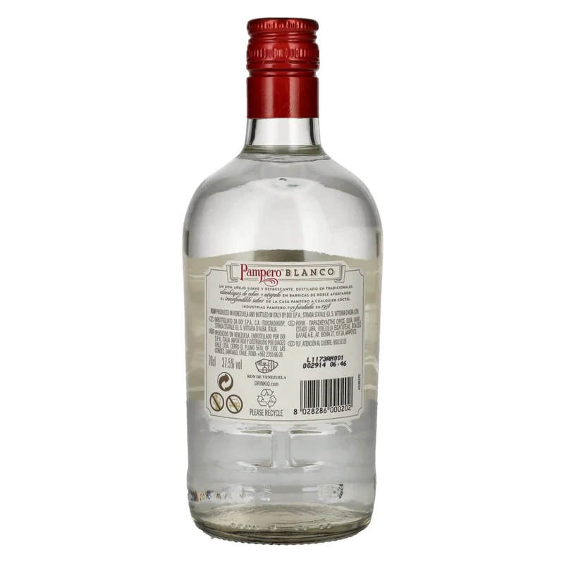 Pampero Añejo BLANCO 37,5% Vol. 0,7l