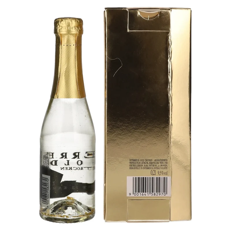 Österreich Gold - mit 23 Karat Blattgold 9,5% Vol. 0,2l in Geschenkbox