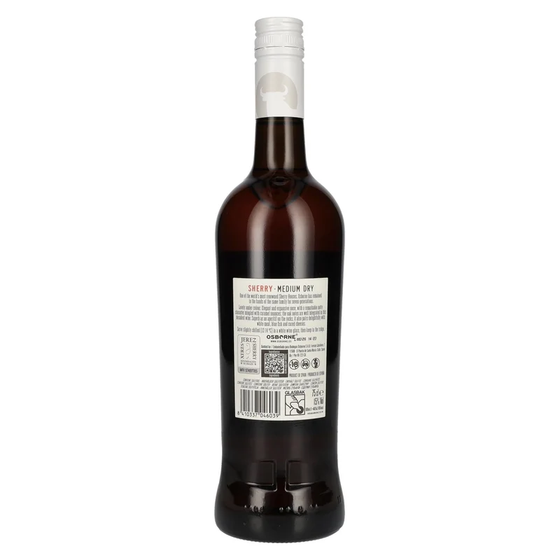 Osborne Sherry Medium 15% Vol. 0,75l