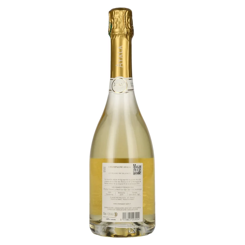 Ayala Champagne A/19 Le Blanc de Blancs Extra-Brut Millésime 2019 12,5% Vol. 0,75l