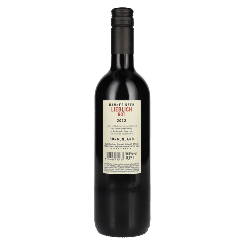 Hannes Reeh Lieblich Rot 2022 10,5% Vol. 0,75l