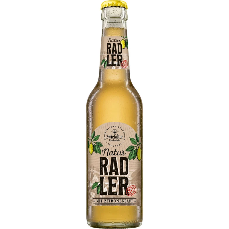 Zwiefalter Natur Radler trüb 24x 0,33 Liter (MEHRWEG)