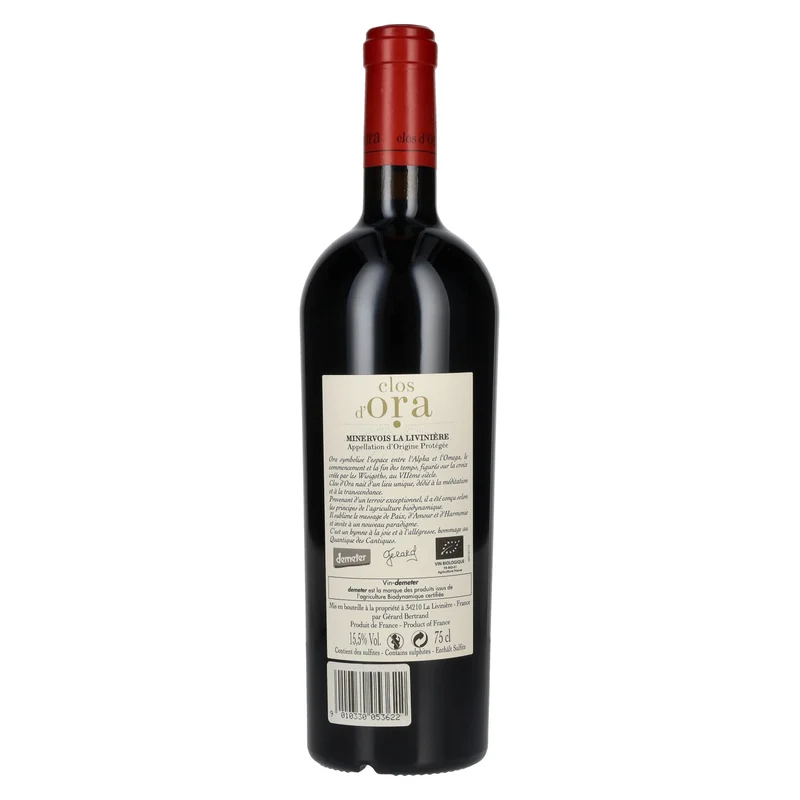 Gérard Bertrand Clos D'Ora 2018 15,5% Vol. 0,75l