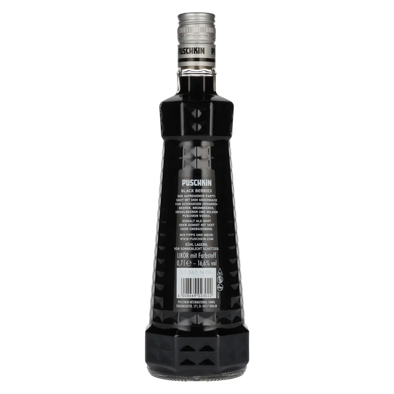 Puschkin Black Berries 16,6% Vol. 0,7l